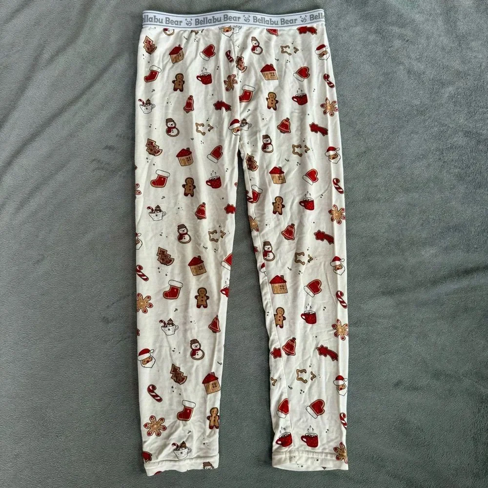Bellabu Bear Christmas Holiday Bamboo Pajama Set | 6Y